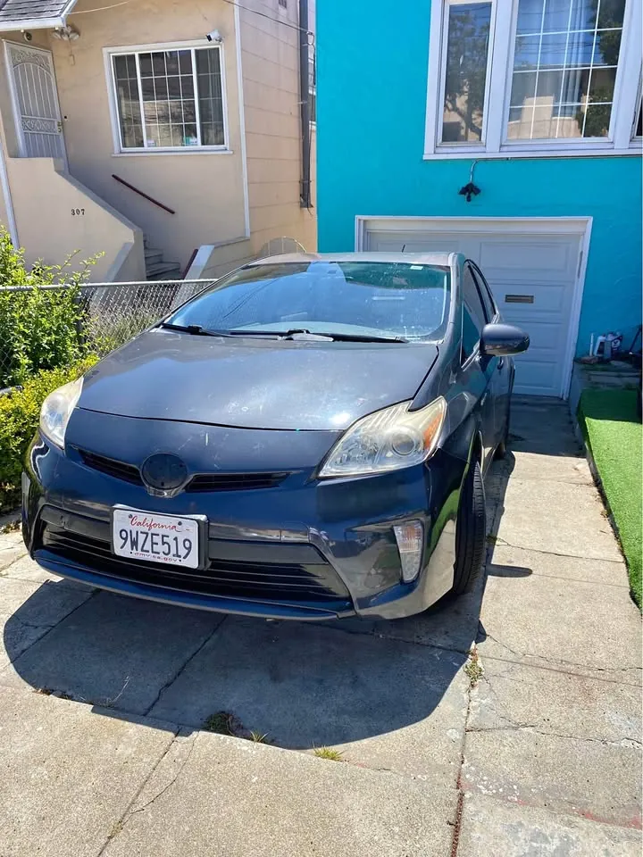 Vehicle with CA plate